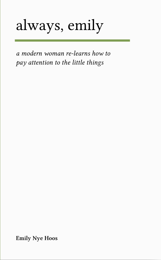 always, emily Printstack book